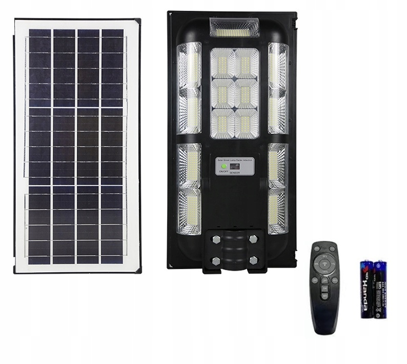 Pouličné svietidlo GHH 1500 W 6500 lm solárne napájanie